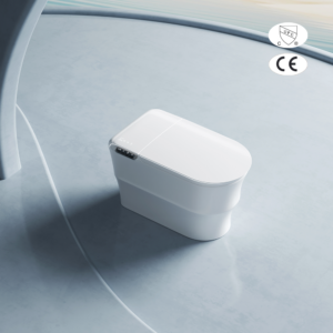 BIKI Factory Floor-Standing Floating Round Smart Tankless Toilet – Ceramic Washdown
