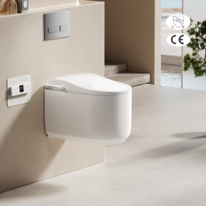 High-End Apartment Fit: Wall-Mounted Smart Toilet, European & American Safety Certifications (CUPC/CE), Energy-Saving & Water-Efficient