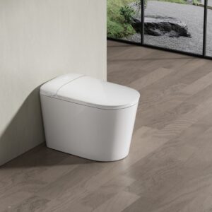 BIKI E40 Floor-Mounted Smart Toilet – Full-Size Floor-Drain Design